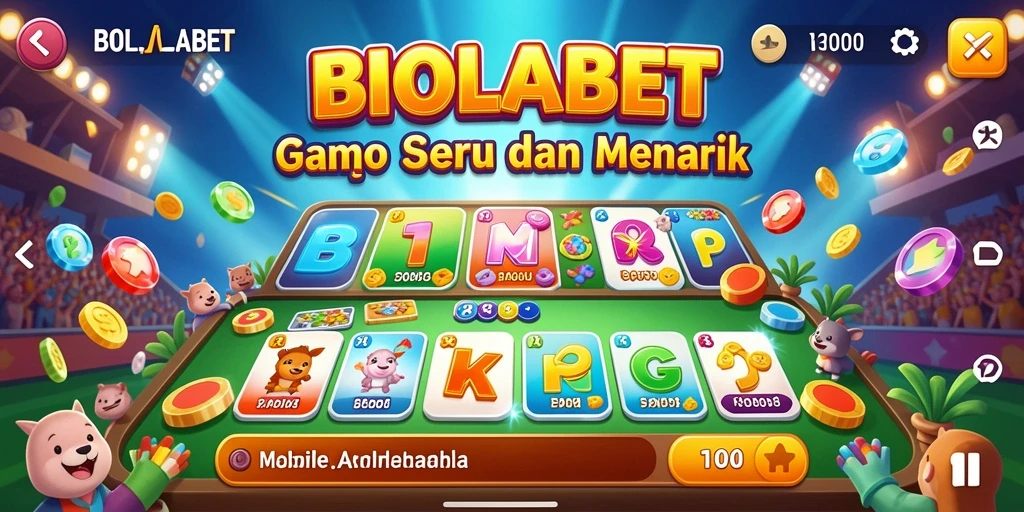 Tampilan gameplay Bingo yang menarik dan interaktif di BIOLABET.