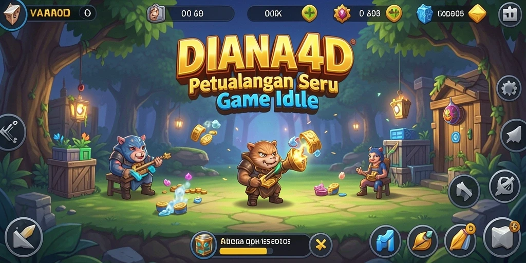 Gameplay menarik dan seru dari DIANA4D yang mudah dipahami.
