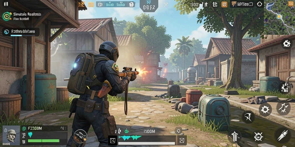 Gameplay F200M yang menampilkan simulasi mendalam dan interaksi seru.
