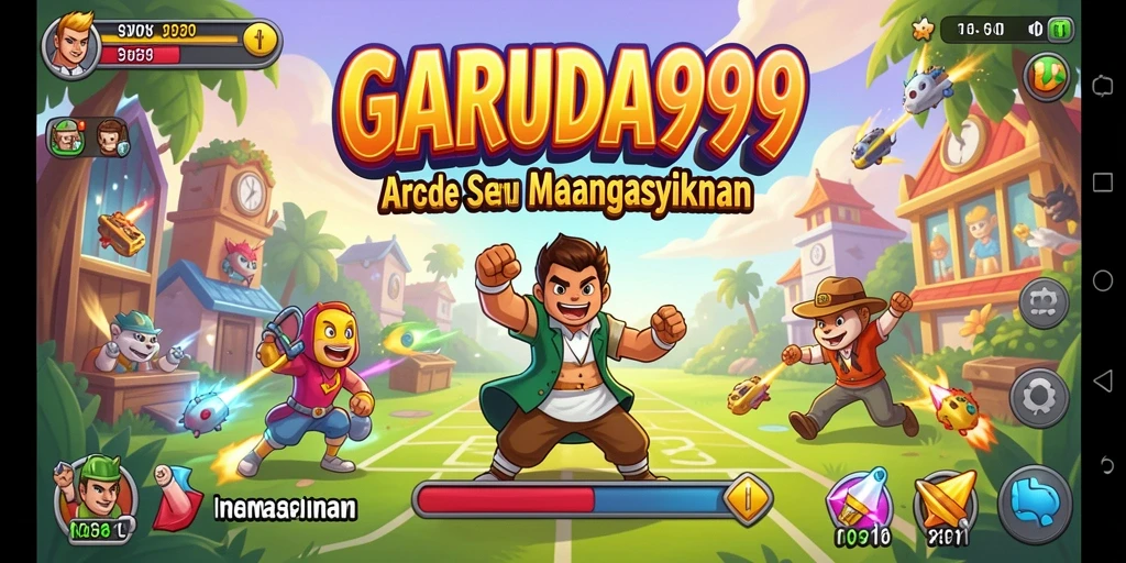 Tangkapan layar GARUDA999 menampilkan aksi gameplay yang seru dan penuh tantangan.