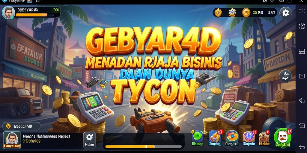 Tampilan gameplay GEBYAR4D yang menarik dan interaktif.
