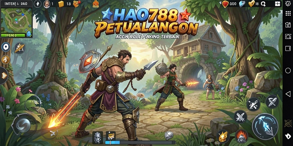 Tampilan gameplay seru dalam HAO788 yang menggugah semangat petualangan.