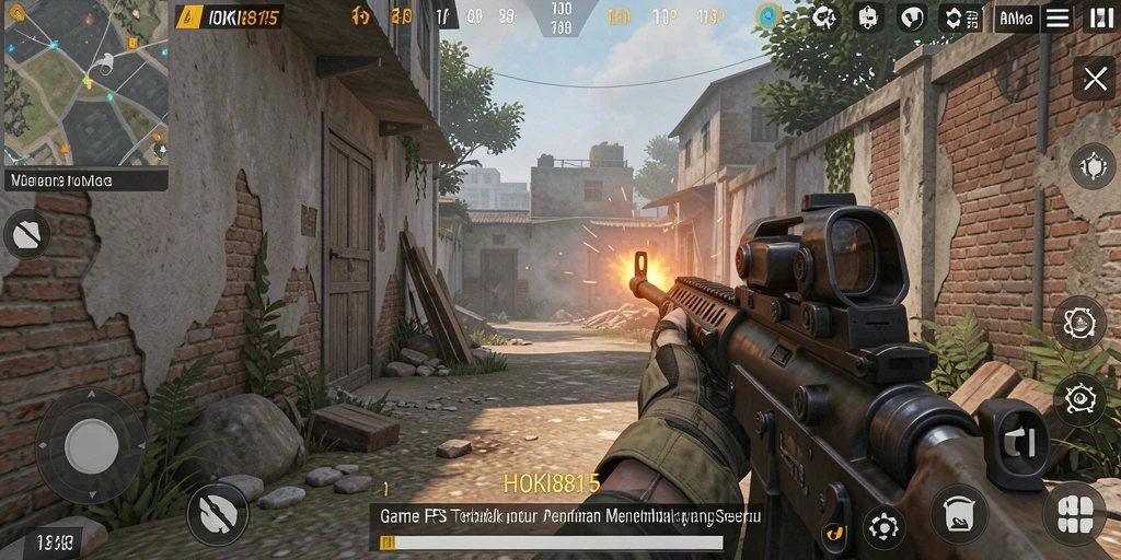 Tampilan gameplay HOKI8815 yang penuh aksi dan strategis.