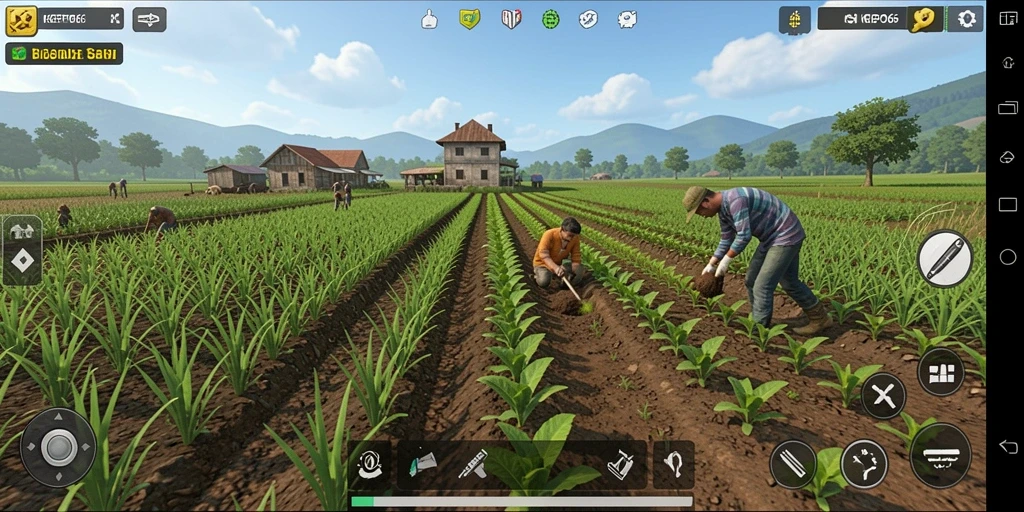 Screenshot gameplay KEPO66 menunjukkan keseruan bertani yang menakjubkan.