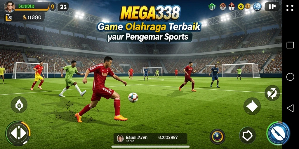 Tampilan gameplay menarik dari MEGA338 yang menampilkan berbagai cabang olahraga.