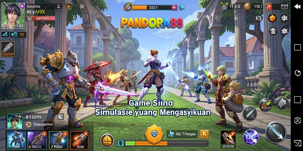 Tampilan gameplay PANDORA88 yang memukau dan interaktif.