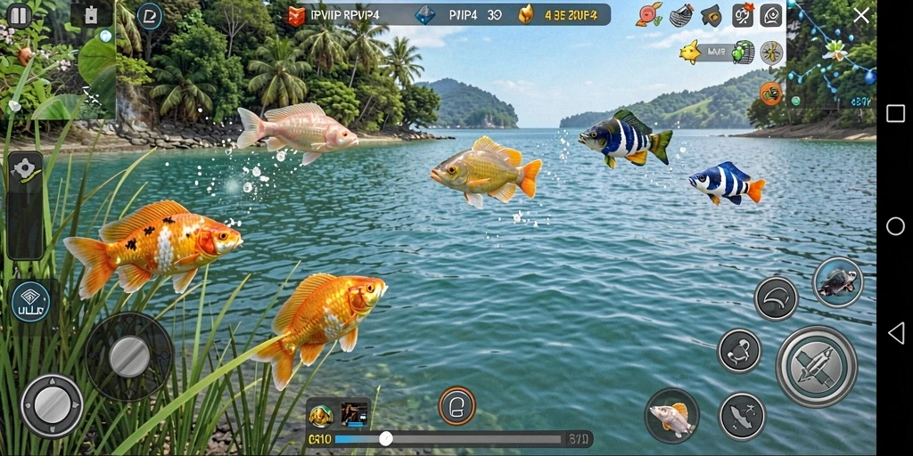 Tampilan menarik dari gameplay Tembak Ikan yang seru.