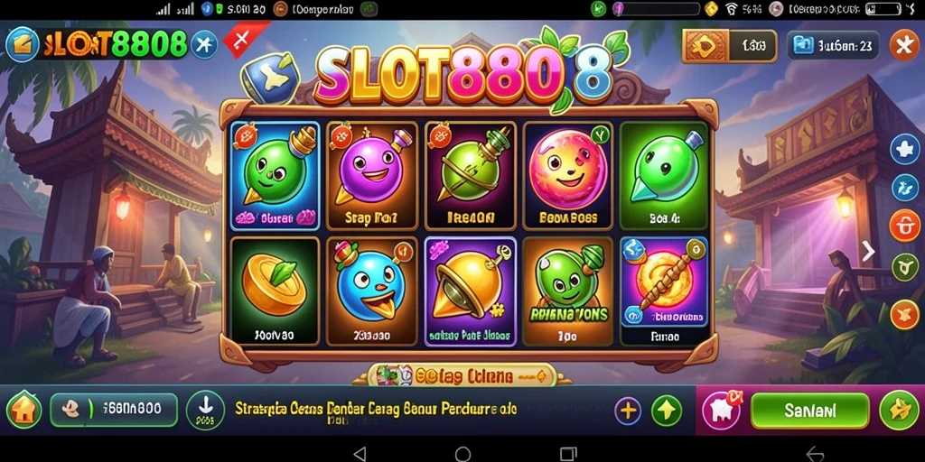 Tangkapan layar gameplay SLOT8808 menunjukkan strategi mendalam dan tantangan menarik.